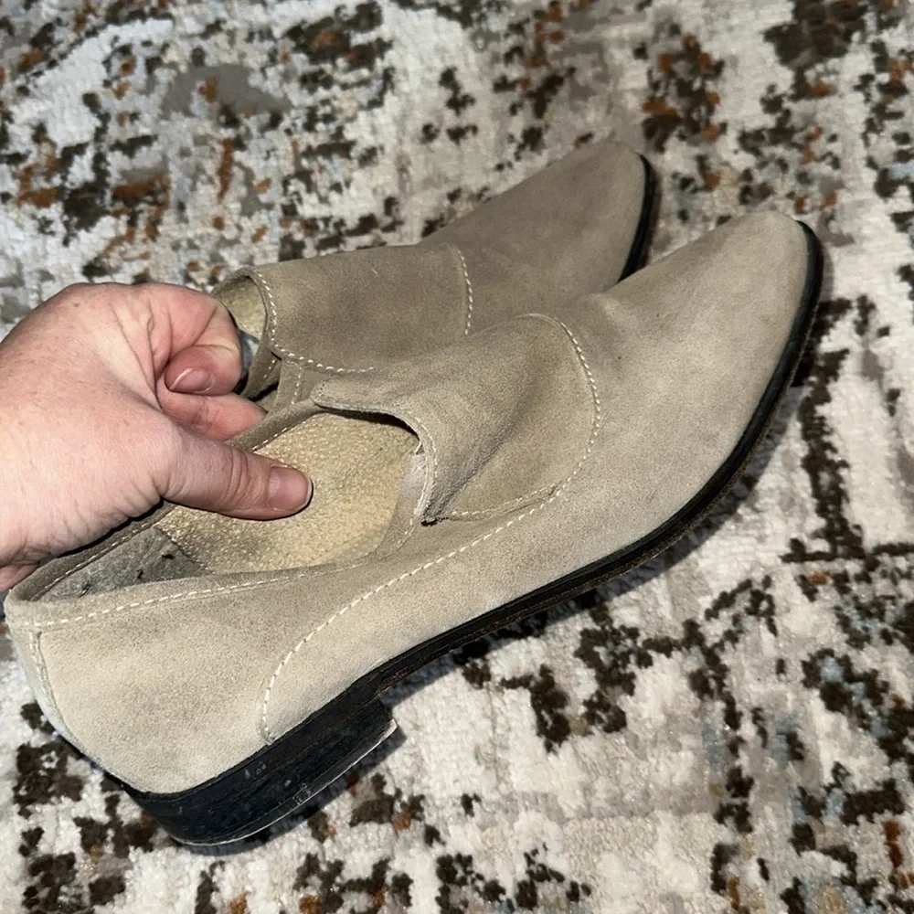 Free People Suede Slip On Loafers Size 10.5